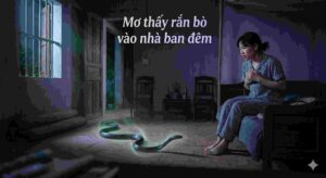 Mơ thấy rắn bò vào nhà ban đêm