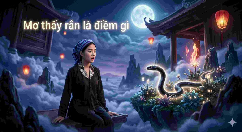 Mơ thấy rắn là điềm gì